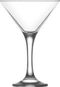 6.5 Ounce Clear Glass Martini Glasses Set of 6 F52312