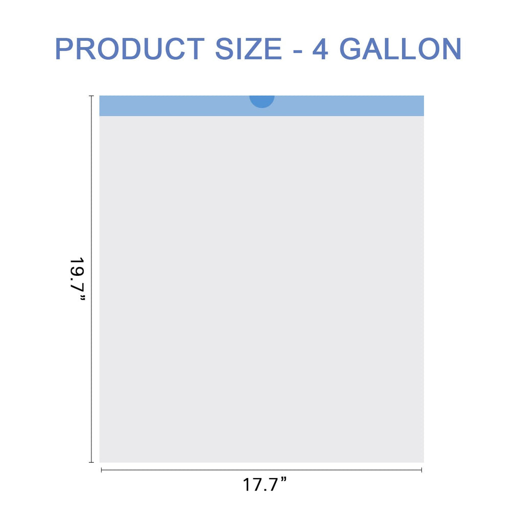 4 Gallon Drawstring Trash Bags 60 Count Q4052