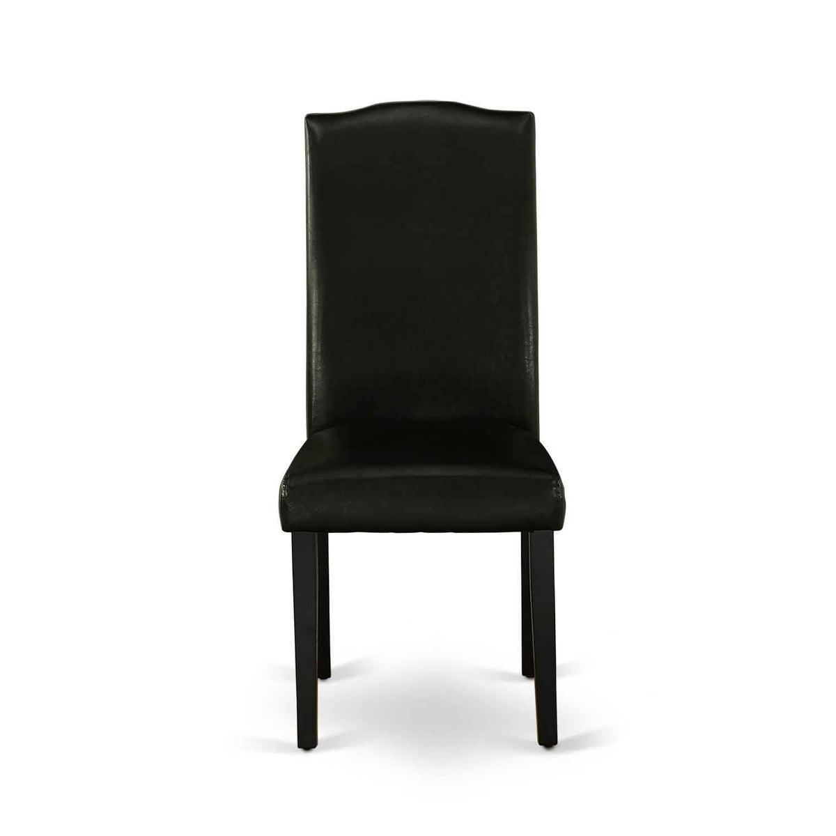 Black Faux Leather Dining Chairs Set of 2 R333713