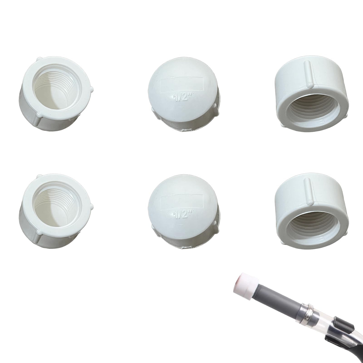 Fuel Jug Hose Caps 6 PCS Replacement Z5265