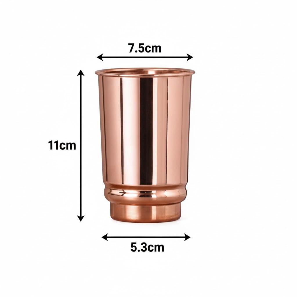 Pure Copper Cups Set of 2, 11.8 oz J38253