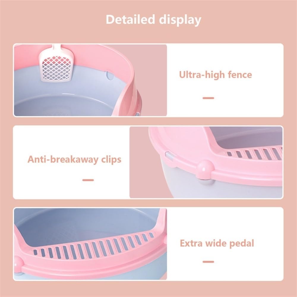 Semi-Enclosed Cat Litter Box K310944