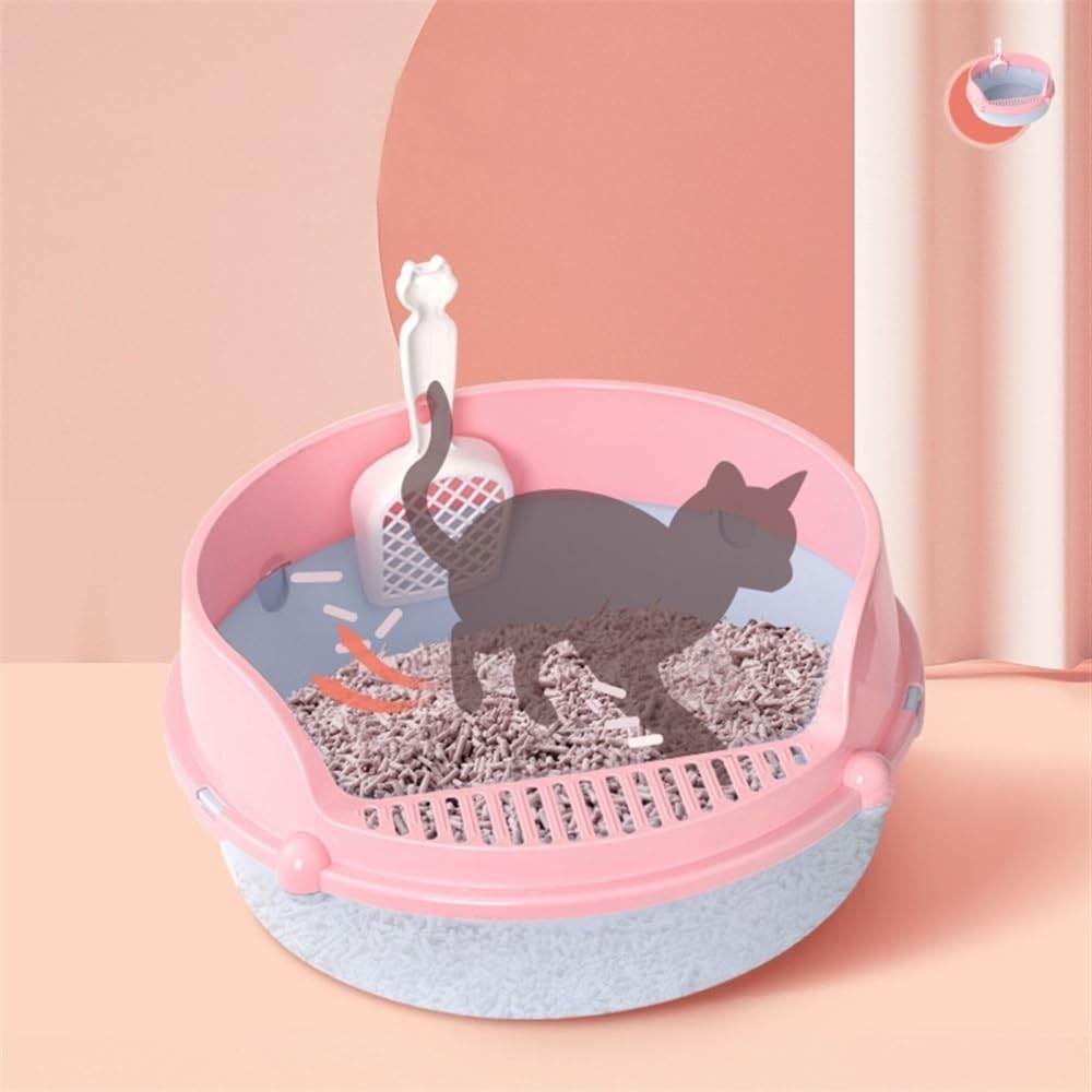 Semi-Enclosed Cat Litter Box K310944