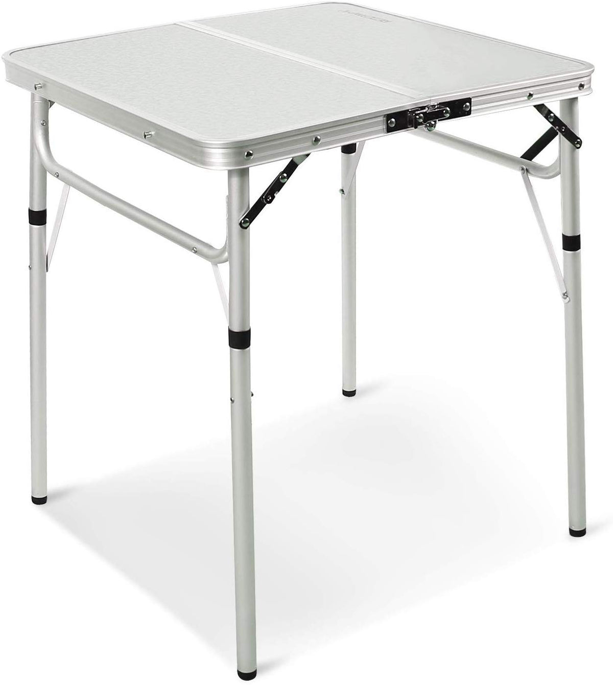 2 Foot Small Square Folding Table with Adjustable Height B6541