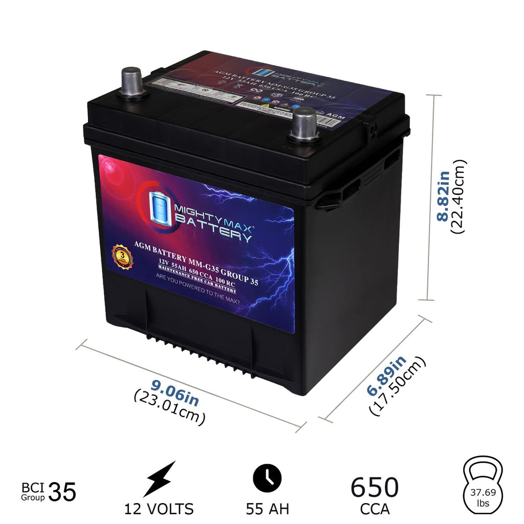 12V 55Ah AGM Replacement Battery H92794
