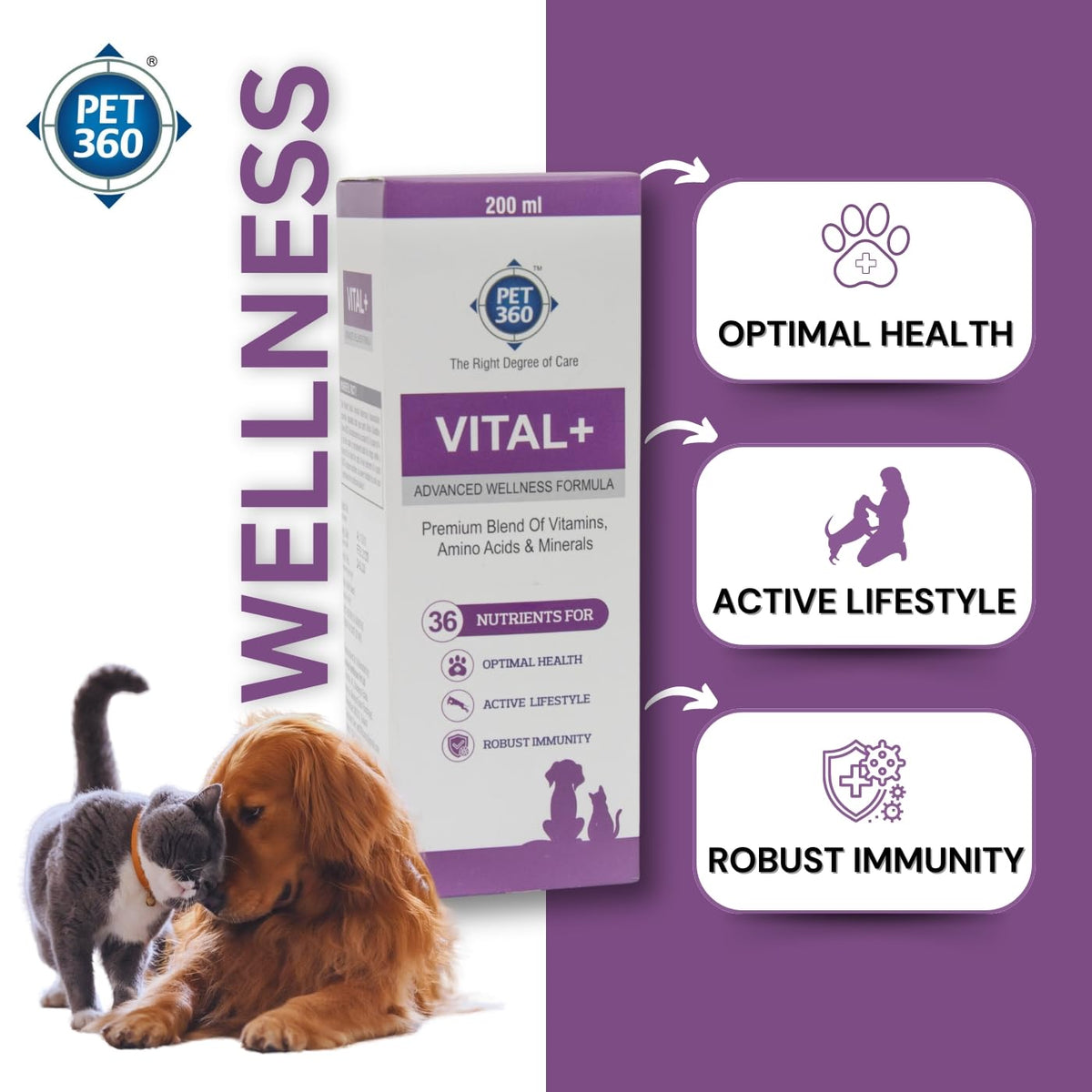 Multivitamin Syrup Nutritional Supplement for Dogs & Cats 200 ml N7746