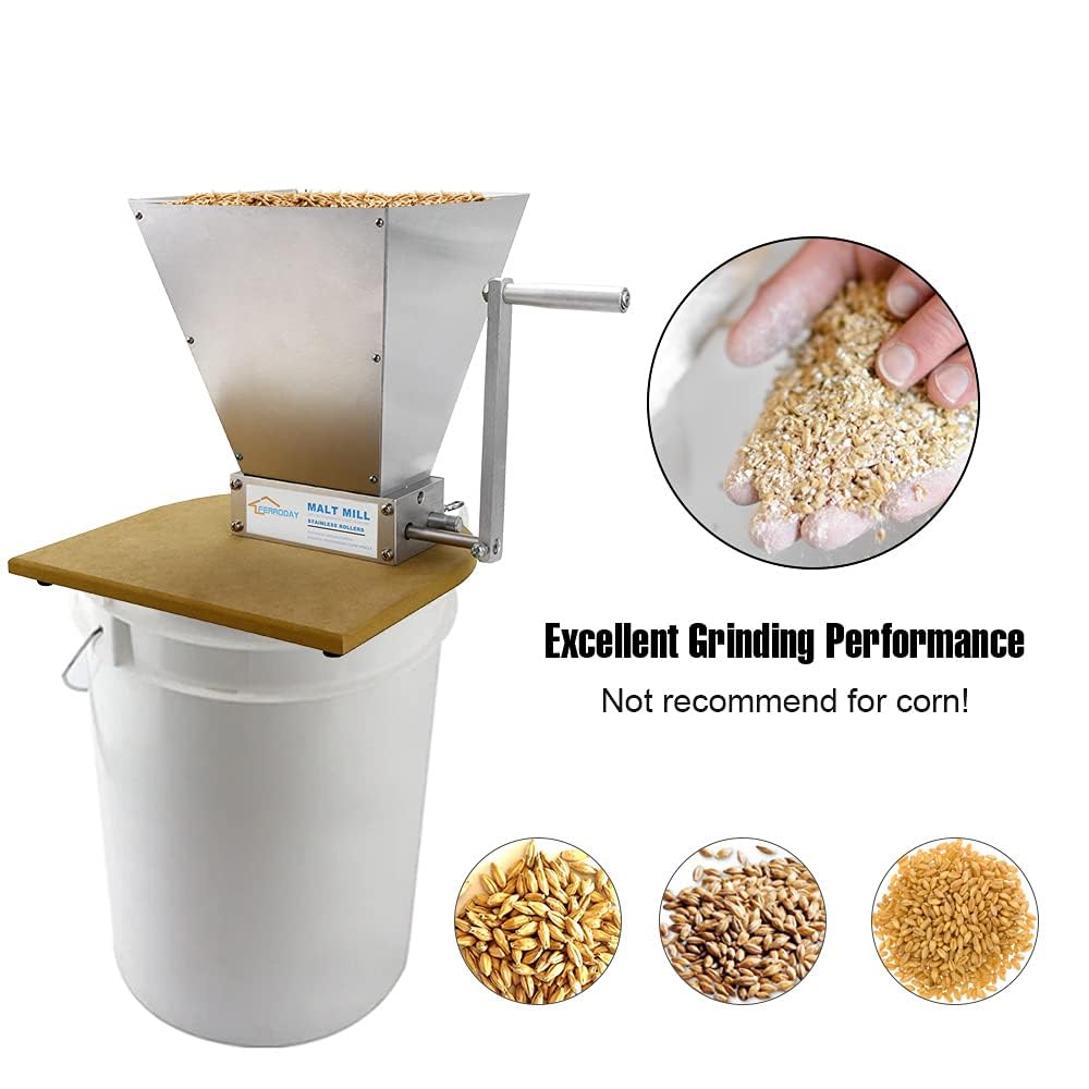2 Roller Stainless Steel Grain Mill T3490