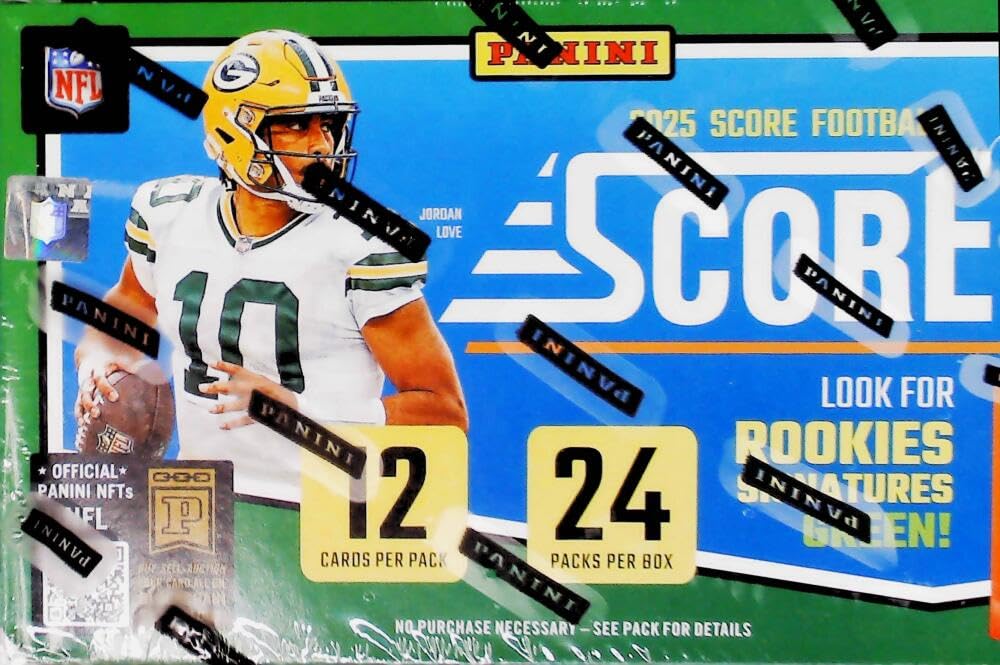2025 Score NFL Football Retail Box 24 Packs I754104