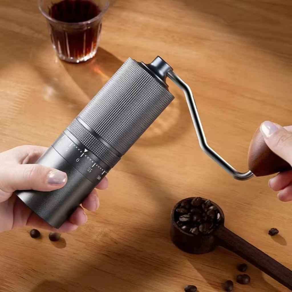 Manual Coffee Grinder 7 Star Stainless Steel Conical Burr 30g Capacity E8188