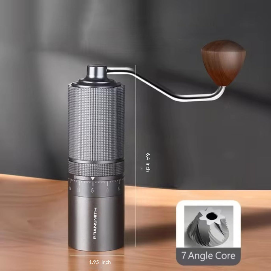 Manual Coffee Grinder 7 Star Stainless Steel Conical Burr 30g Capacity E8188