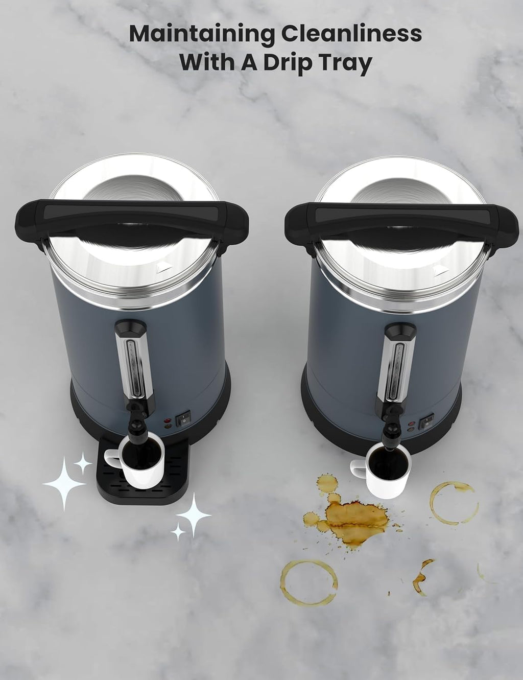 Commercial Coffee Urn 18L Stainless Steel Electric Coffee Maker U957467