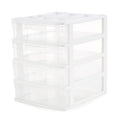4-Tier White Plastic Drawer Organizer M467