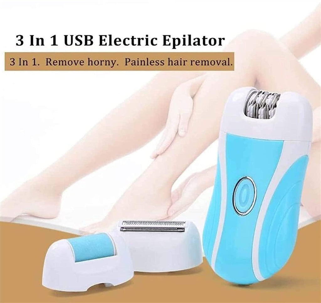 3 in 1 Cordless Electric Hair Removal Epilator P67396