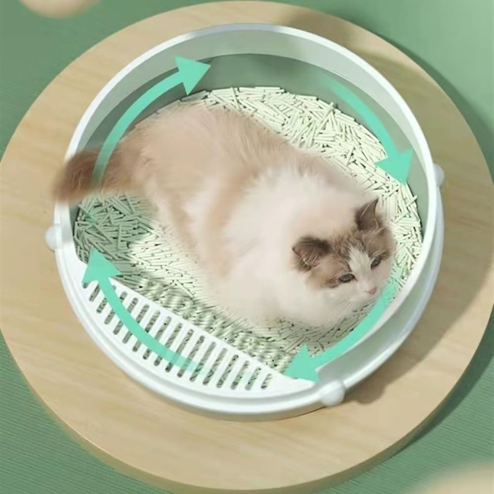 Semi-Enclosed Cat Litter Box K310944