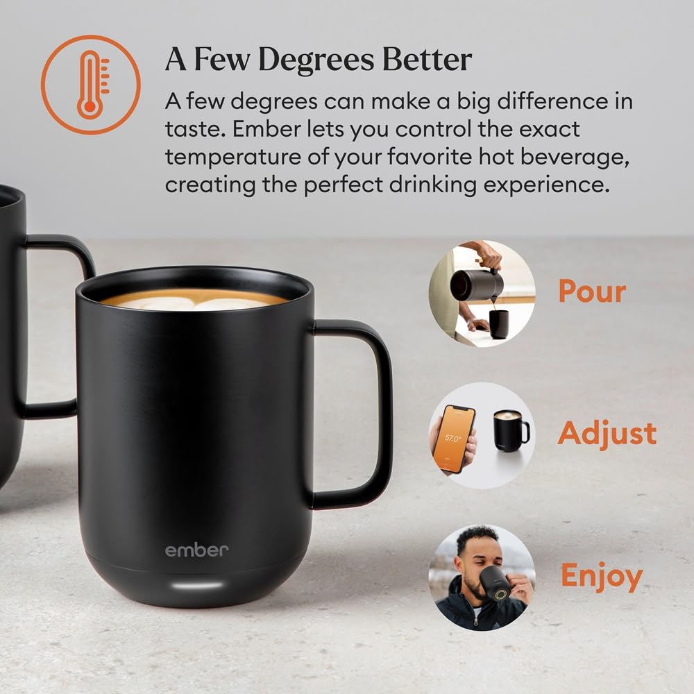 10 Oz App-Controlled Heated Smart Mug P277