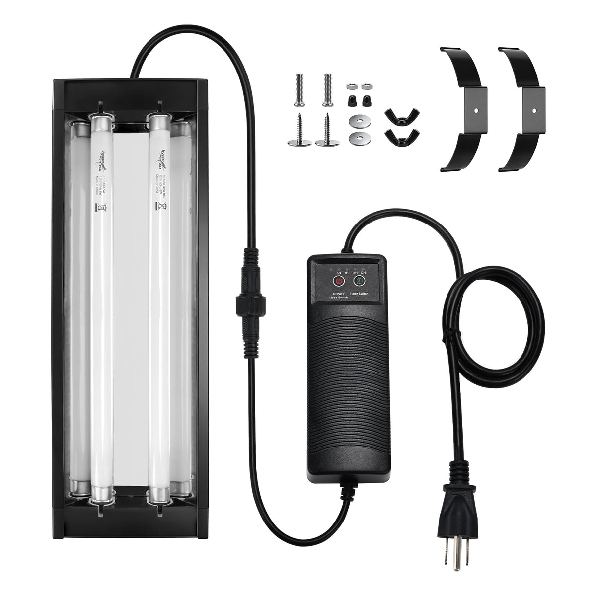12 Inch UVB Reptile Light Fixture with Timer R30422