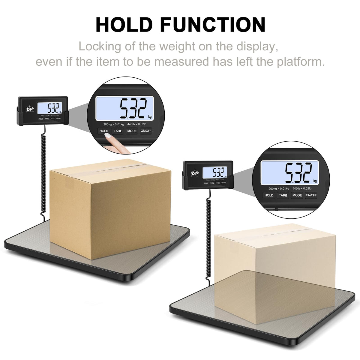 440 lb Digital Postal Scale G718
