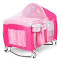 4 in 1 Pink Pack and Play with Bassinet P3416