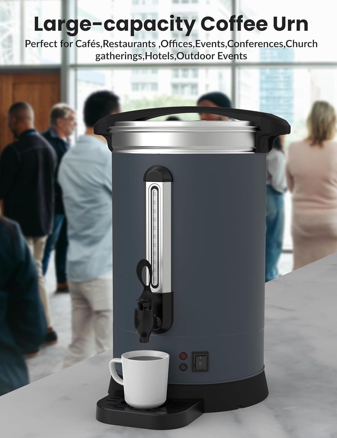 Commercial Coffee Urn 18L Stainless Steel Electric Coffee Maker U957467