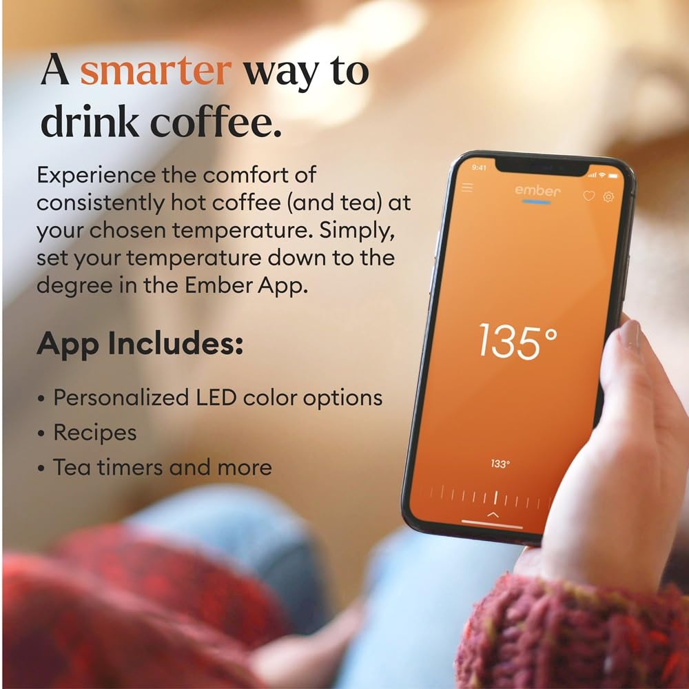 10 Oz App-Controlled Heated Smart Mug P277