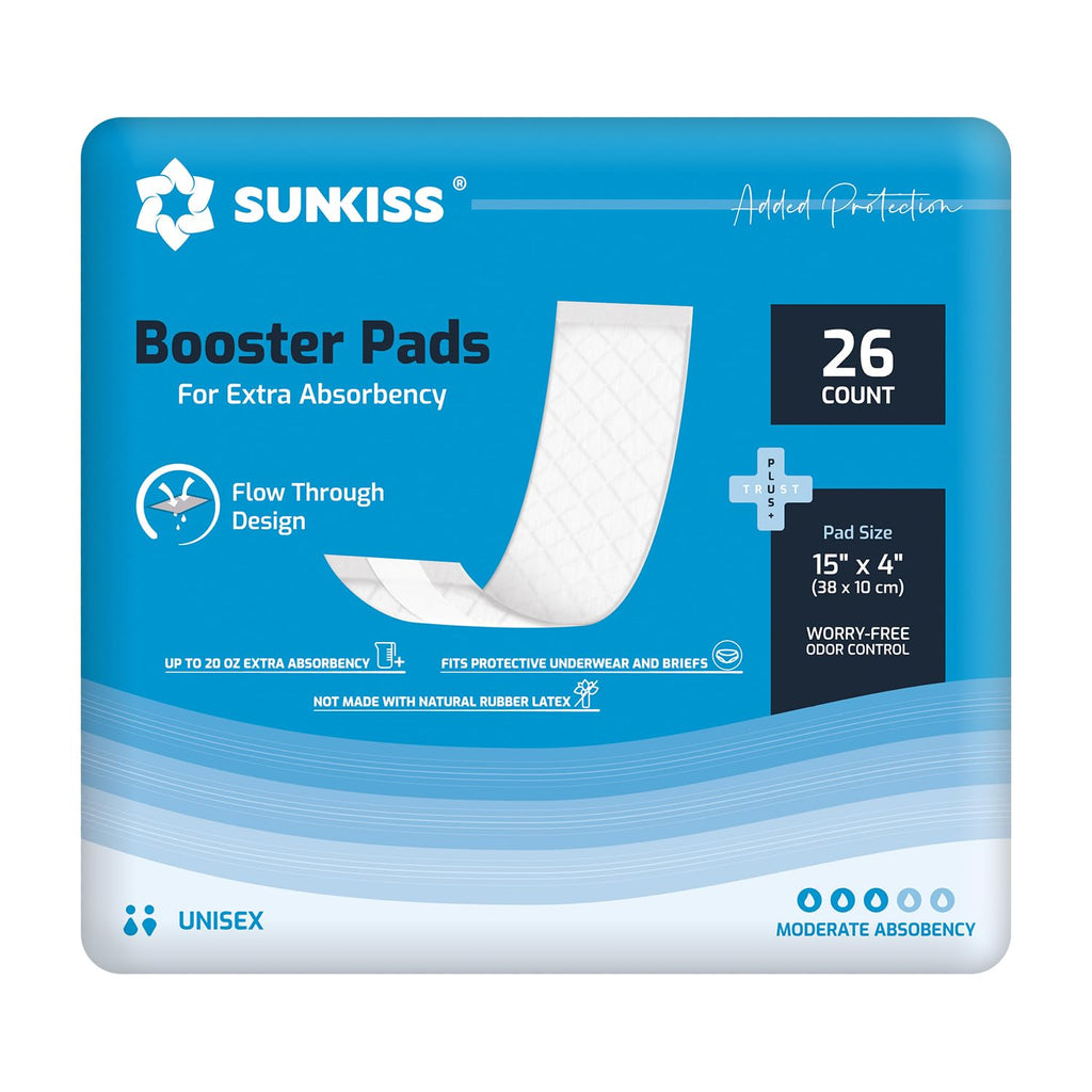 Adult Diapers XLarge 12 Count & Booster Pads 26 Count N909