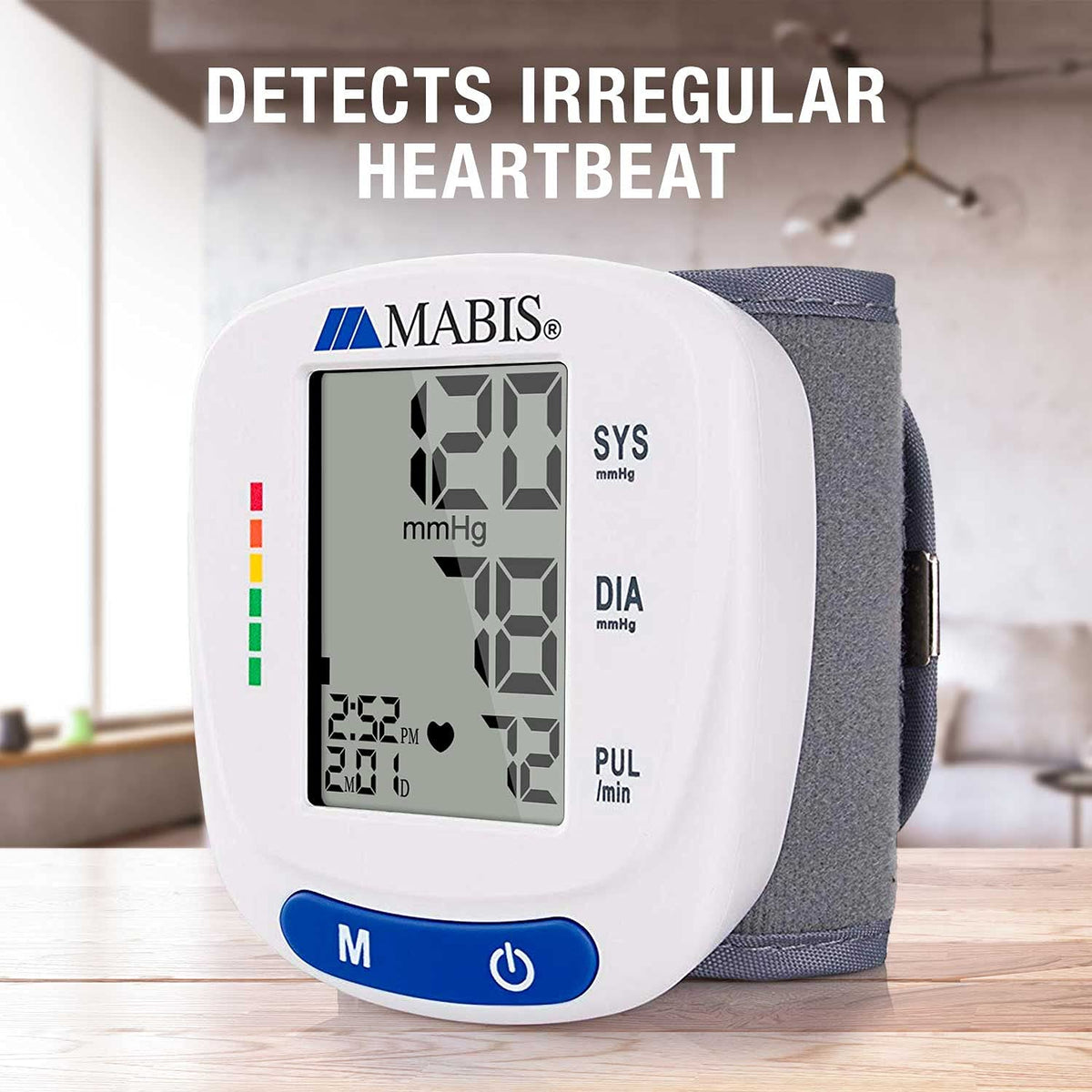 Digital Wrist Blood Pressure Monitor with Automatic Wrist Cuff C51589