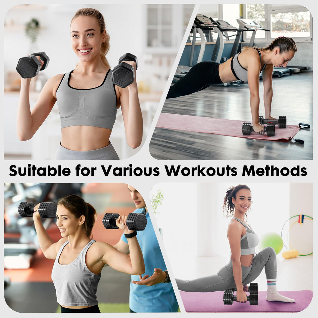 Adjustable Dumbbell Set 2lb 3lb 4lb 5lb S9835