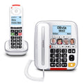 Big Button Phone with Answering Machine and Cordless Handset V663847