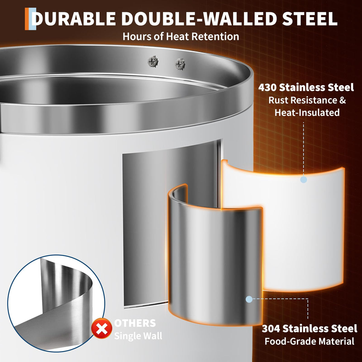 Large Capacity Stainless Steel Electric Coffee Urn Y254