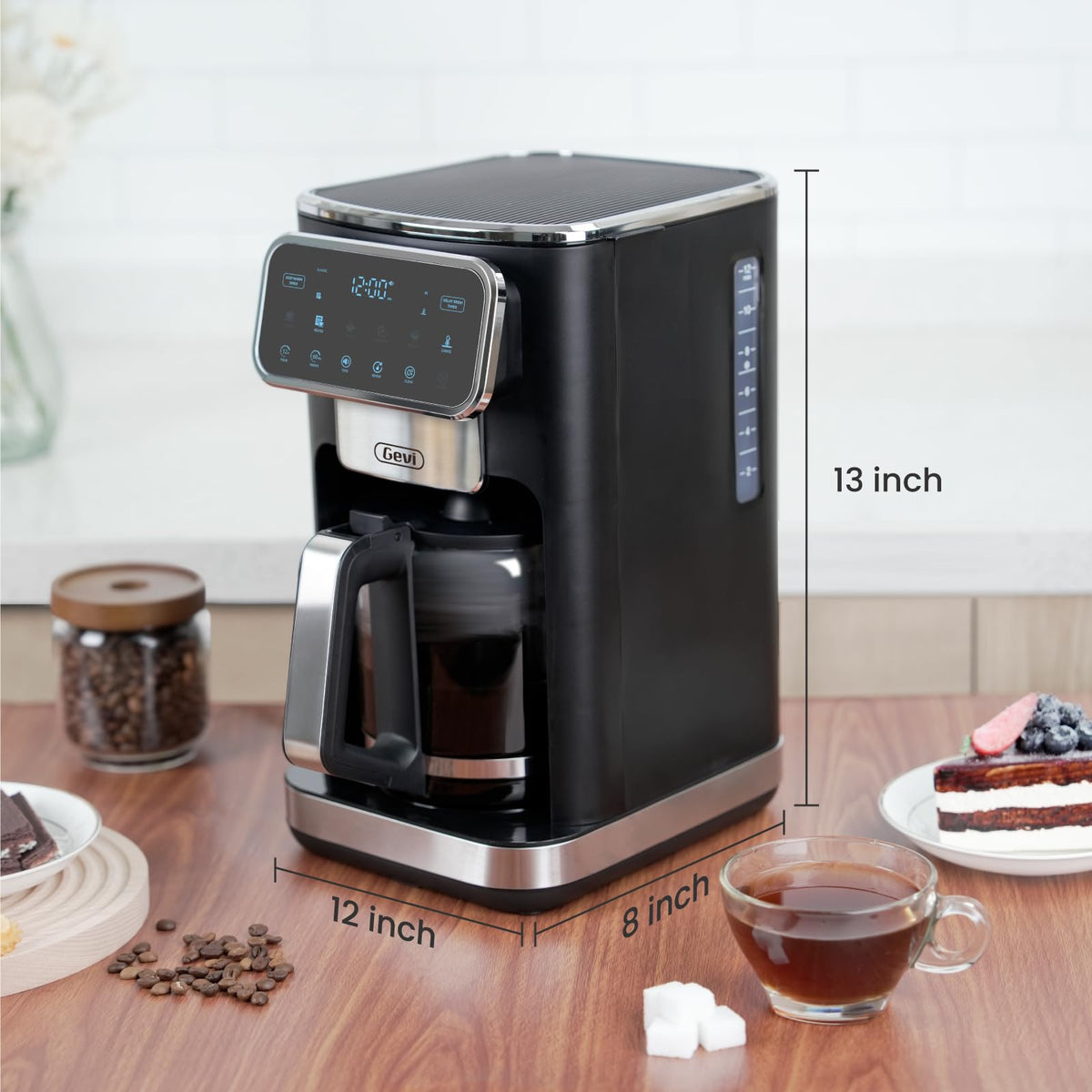 12-Cup Coffee Maker with Glass Carafe W356724