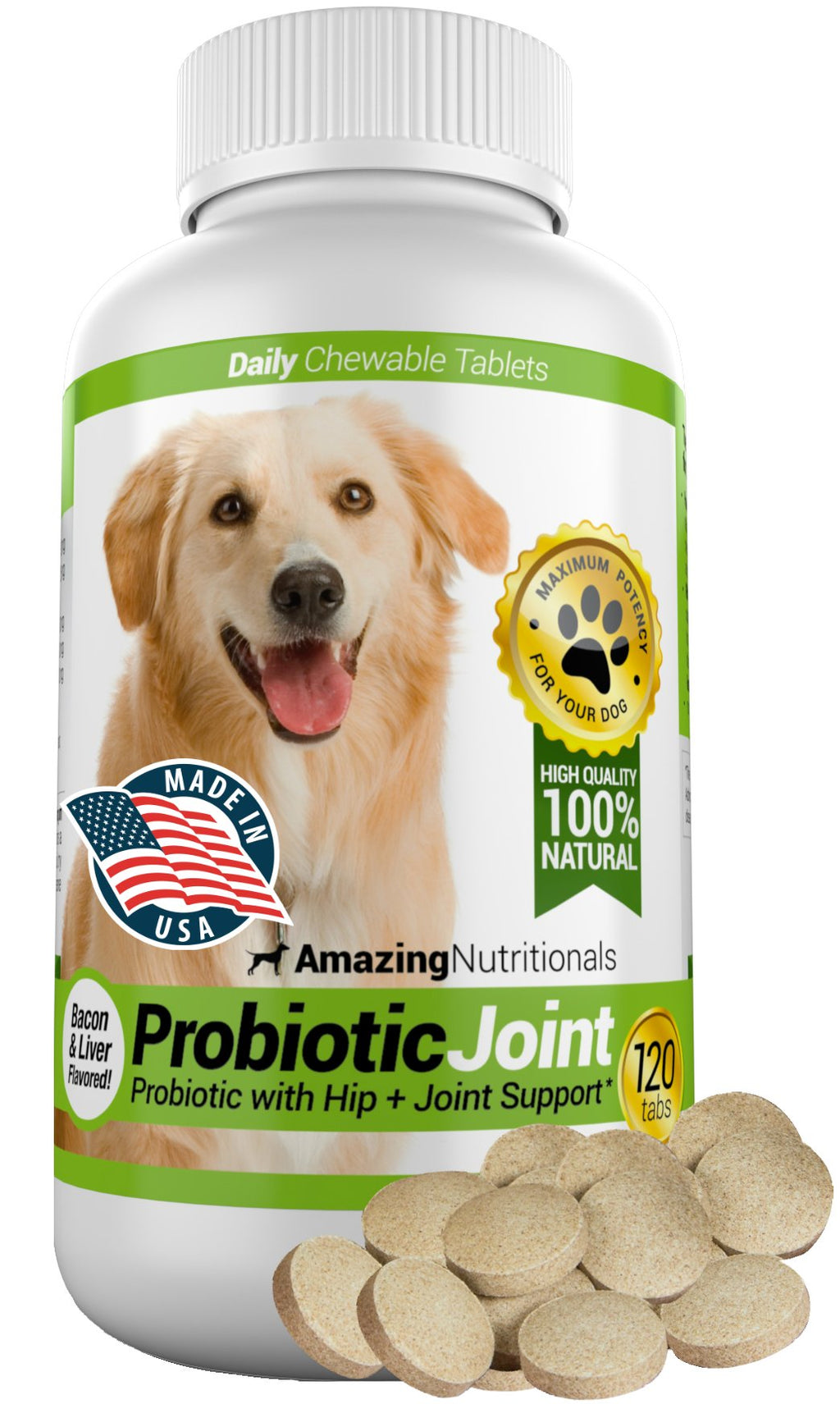 Turmeric Probiotics for Dogs Digestive Health Bundle M849