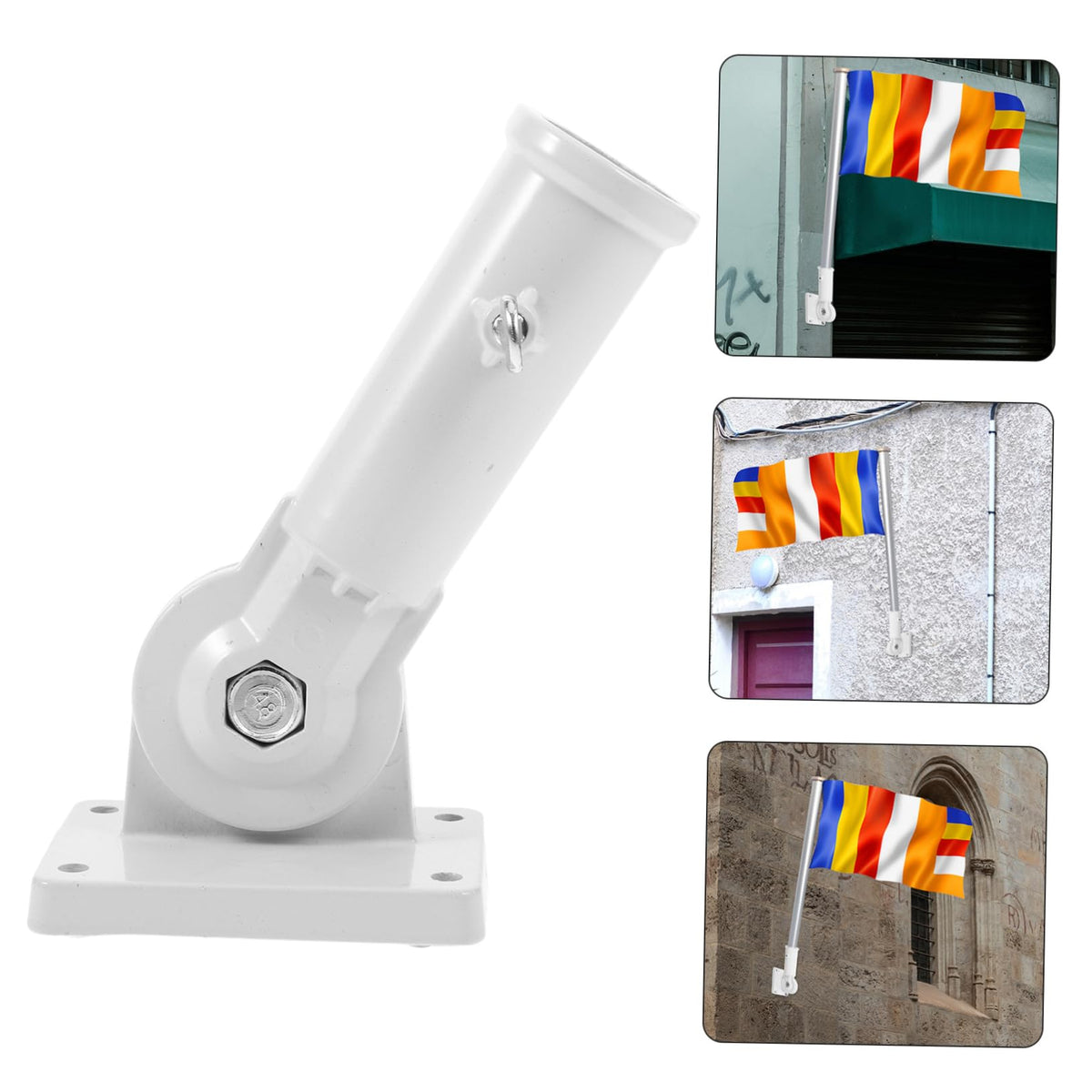 4pcs Aluminum Flag Pole Holder Bracket M93880
