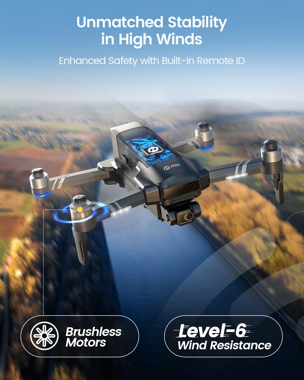 2-Axis Gimbal 4K Camera Drone U906