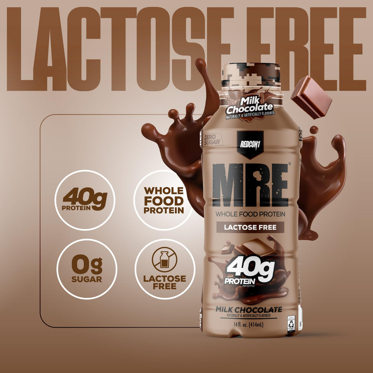 Milk Chocolate Lactose Free Protein Shake 12 Pack E23453