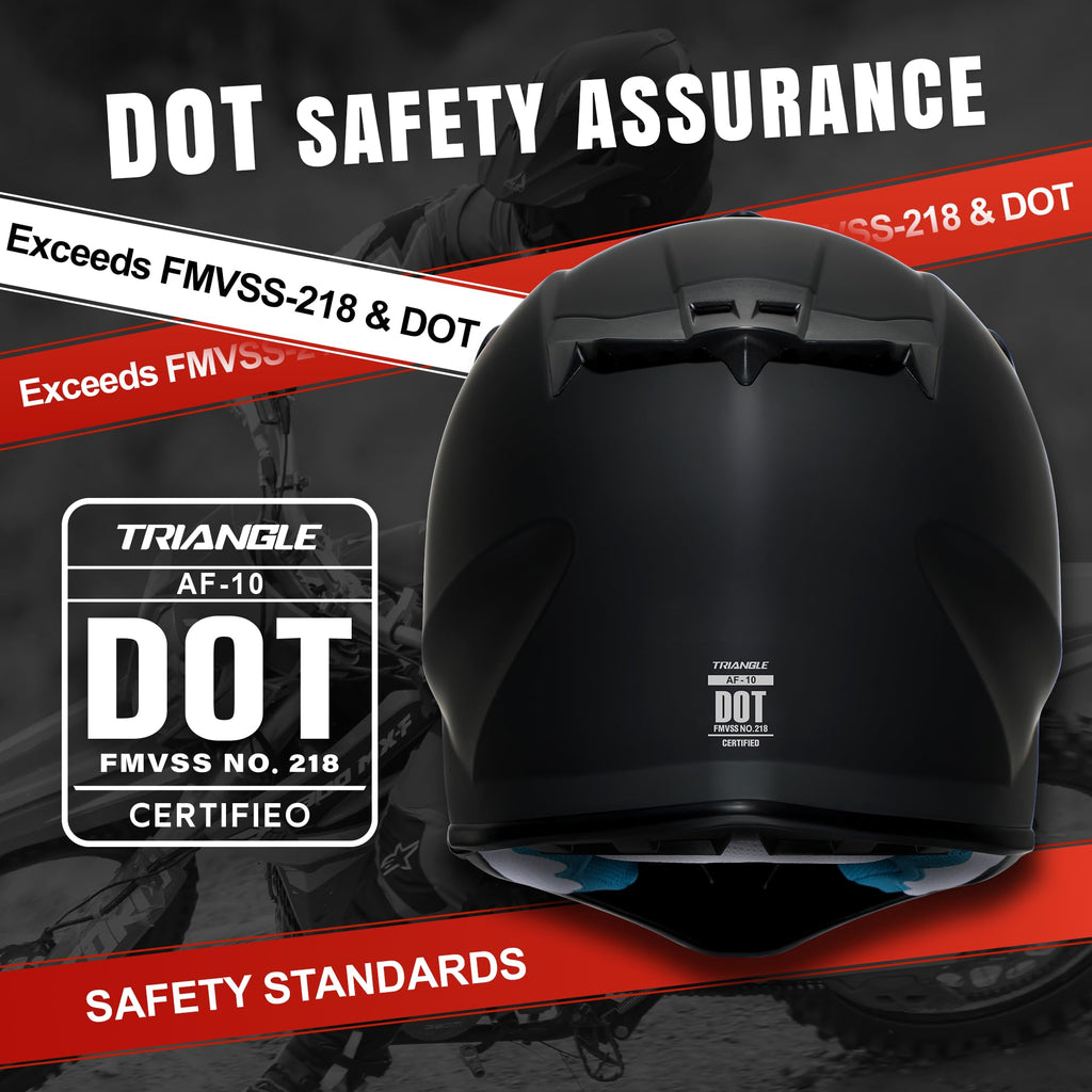 Full Face DOT Certified Motocross Helmet A64920