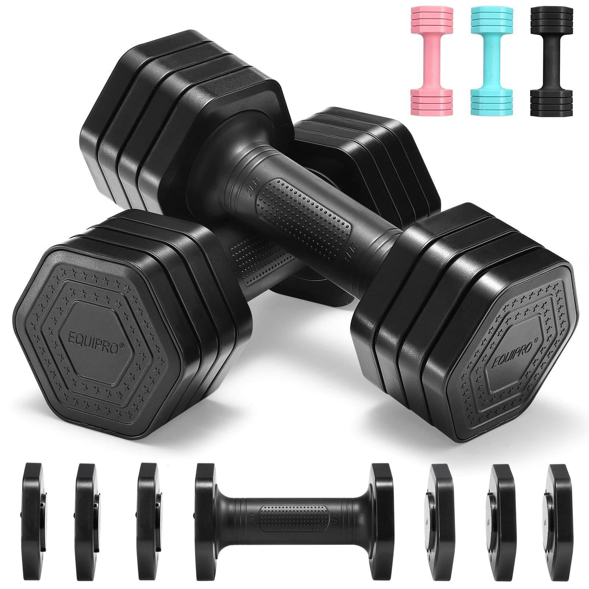 Adjustable Dumbbell Set 2lb 3lb 4lb 5lb S9835
