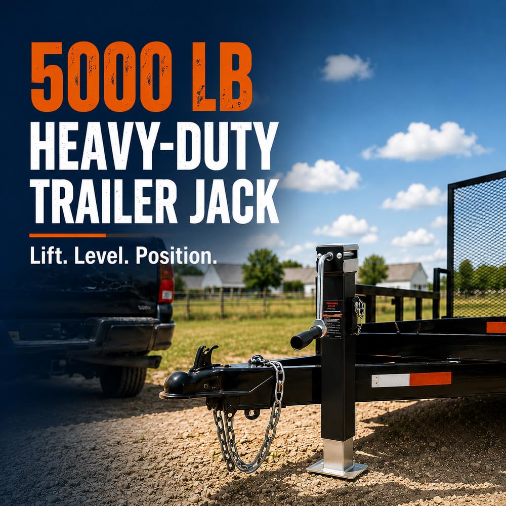 Heavy Duty 5000LB Trailer Jack with Lock Pin R905911