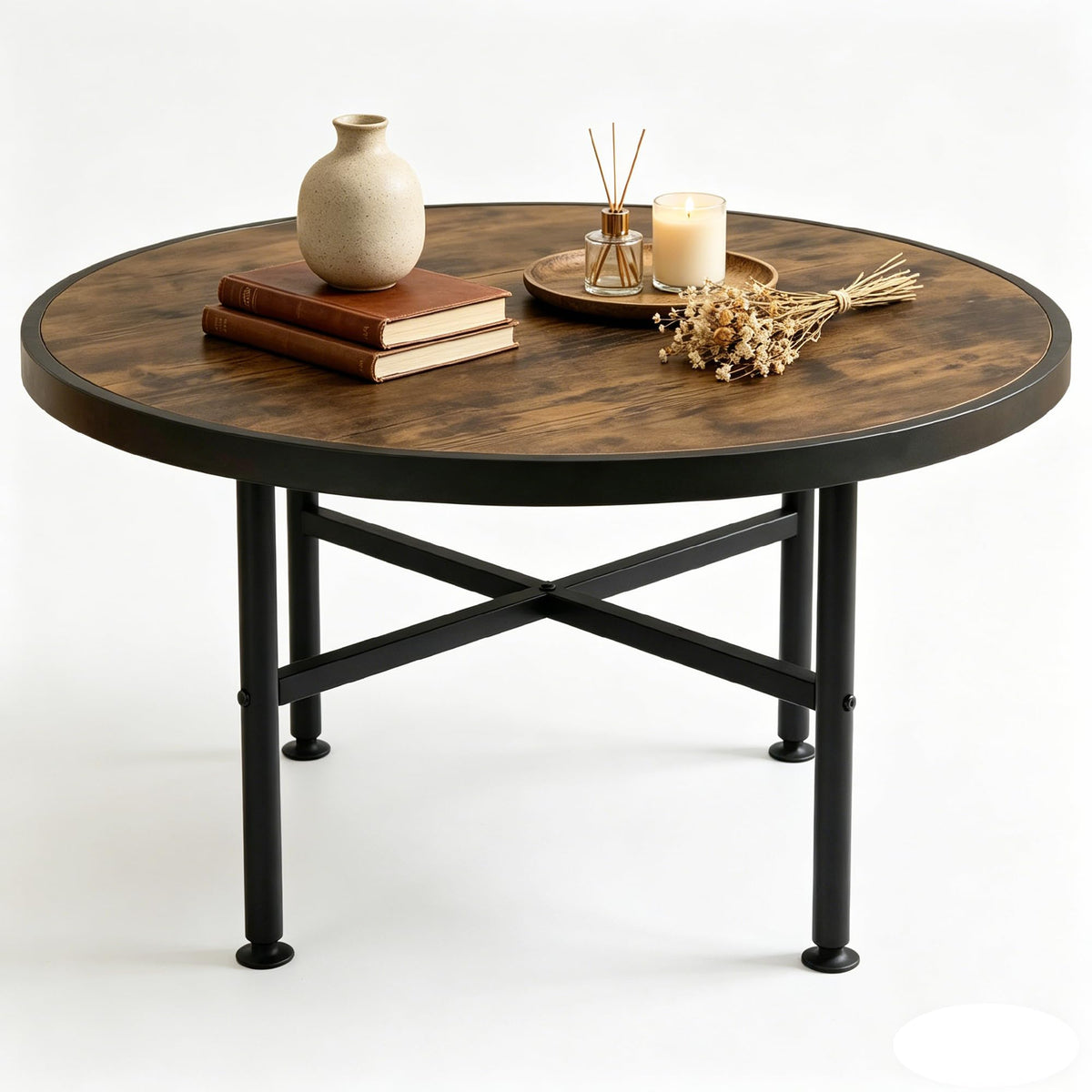 Round Wood Coffee Table K2151