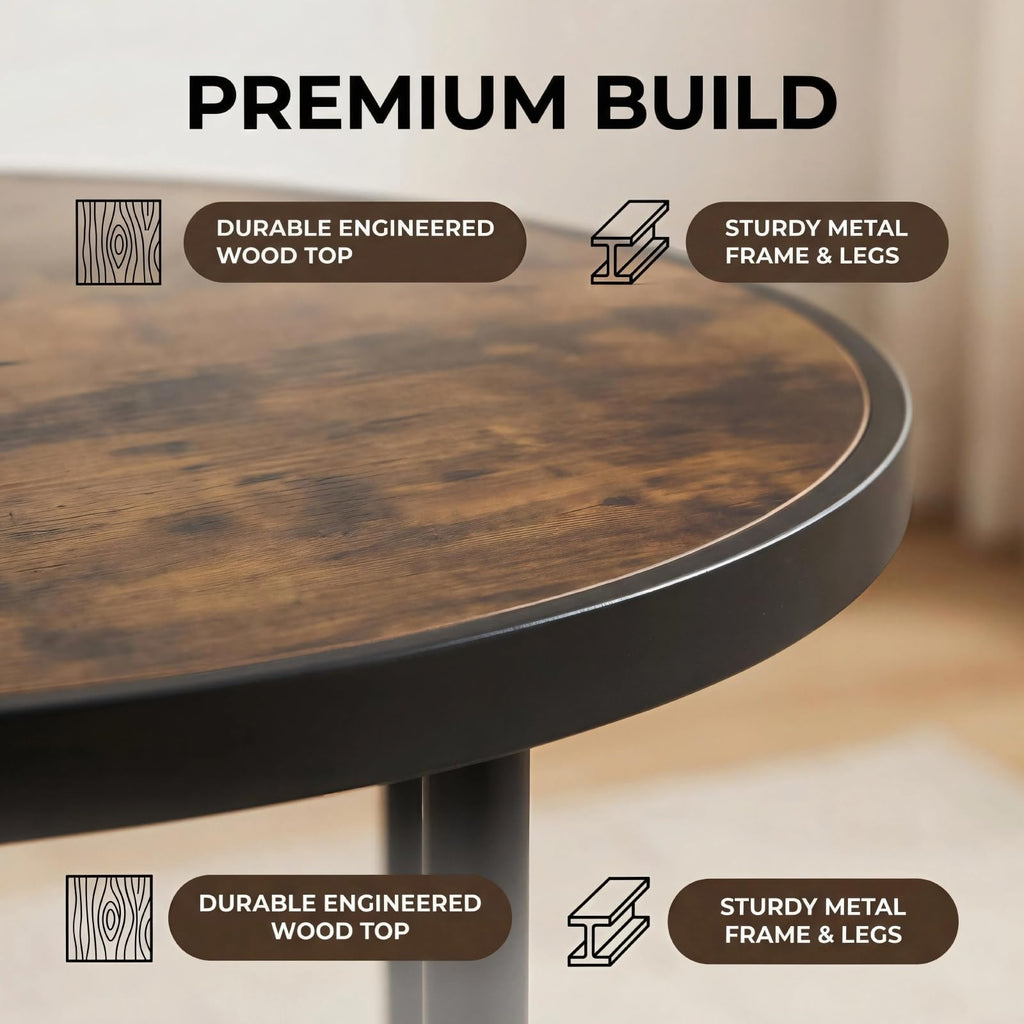 Round Wood Coffee Table K2151