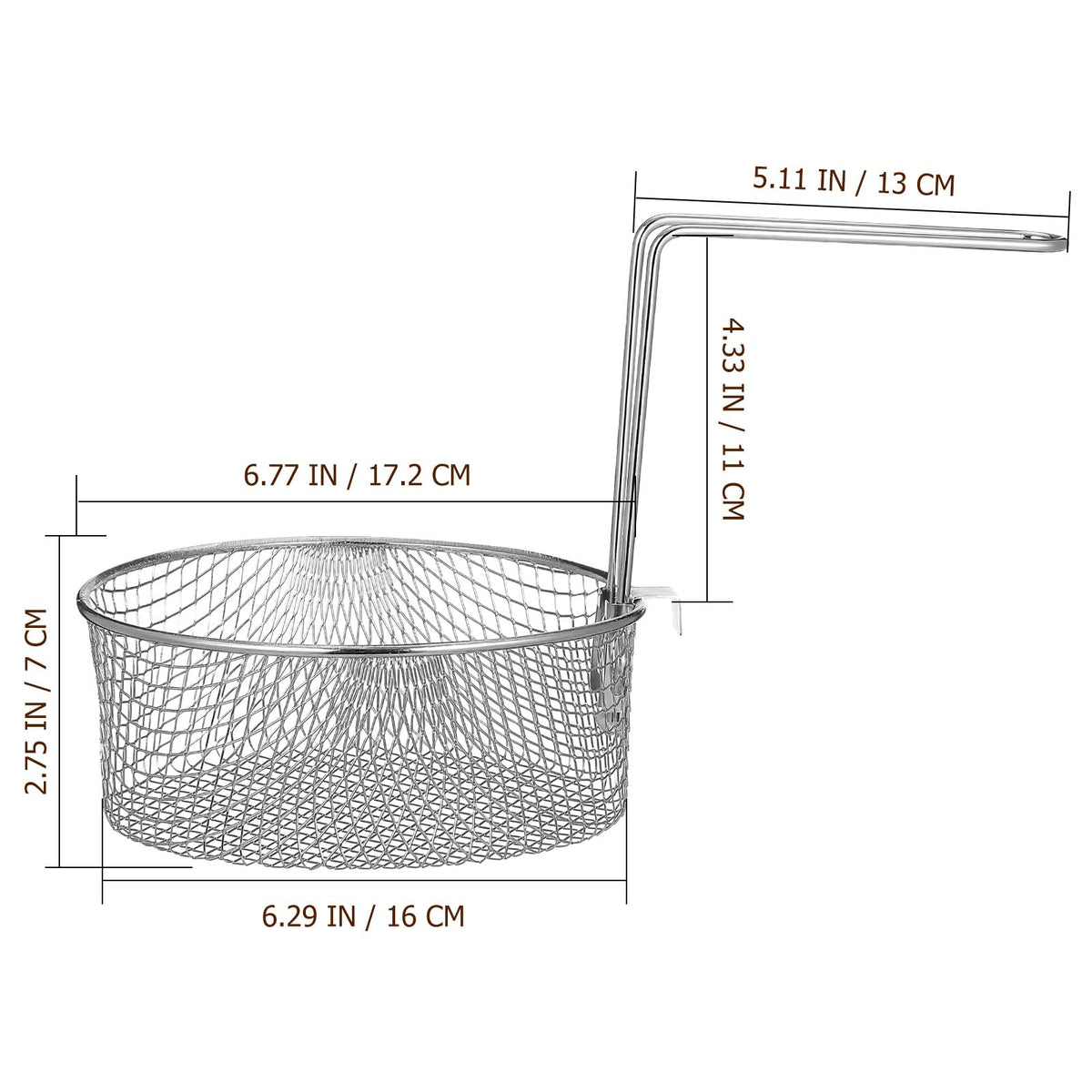 Deep Fryer Basket with Handle A140