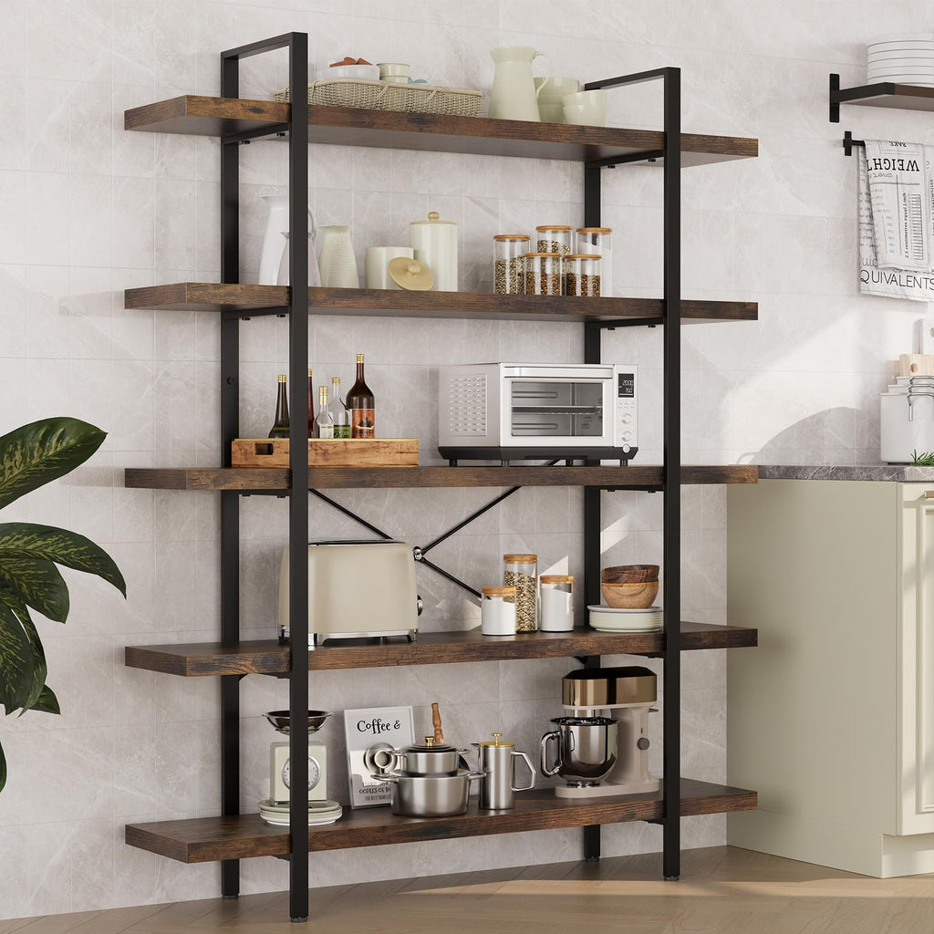 Heavy Duty 5 Tier Industrial Bookcase D9031