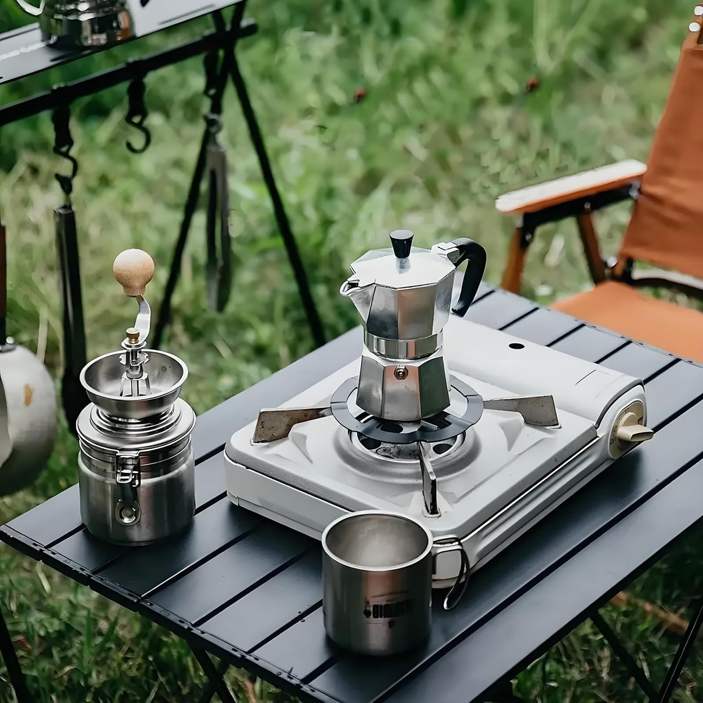 Folding Camping Side Table, Adjustable Height C544287