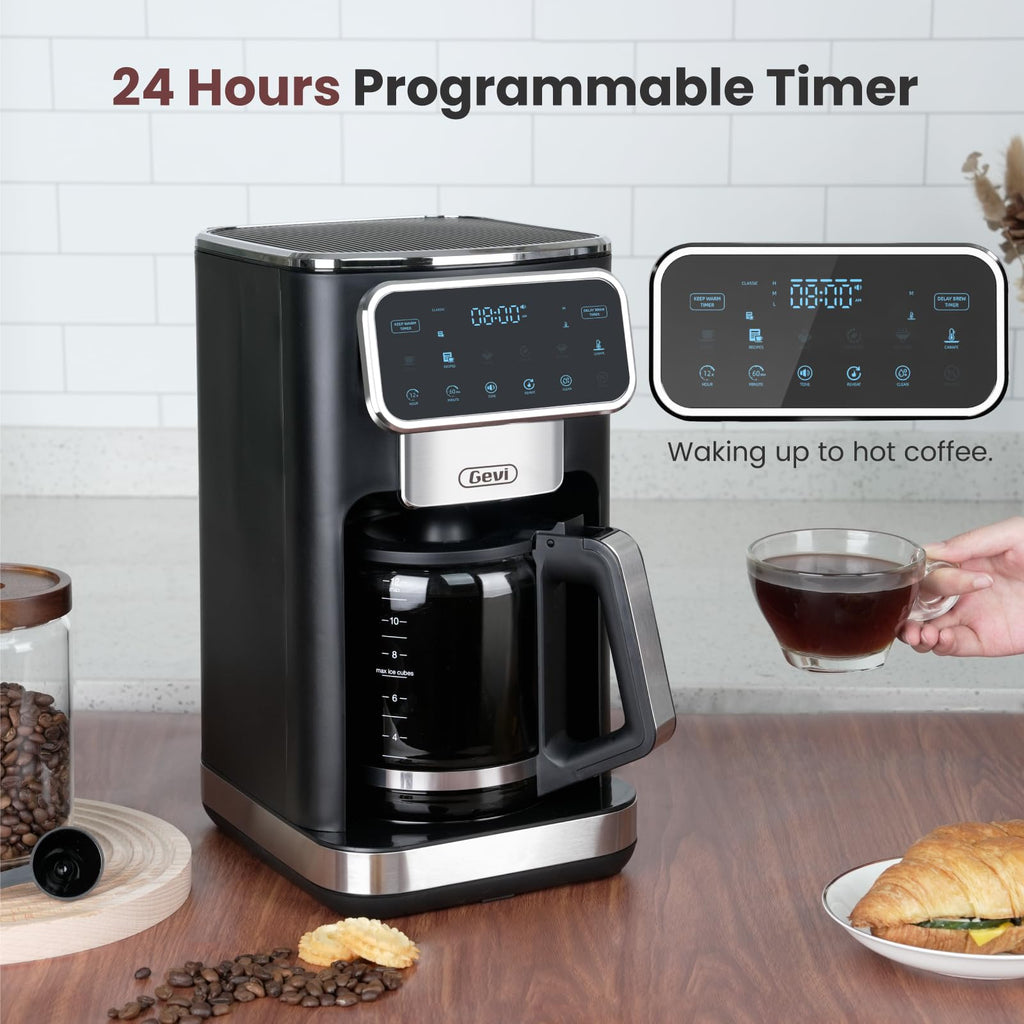 12-Cup Coffee Maker with Glass Carafe W356724
