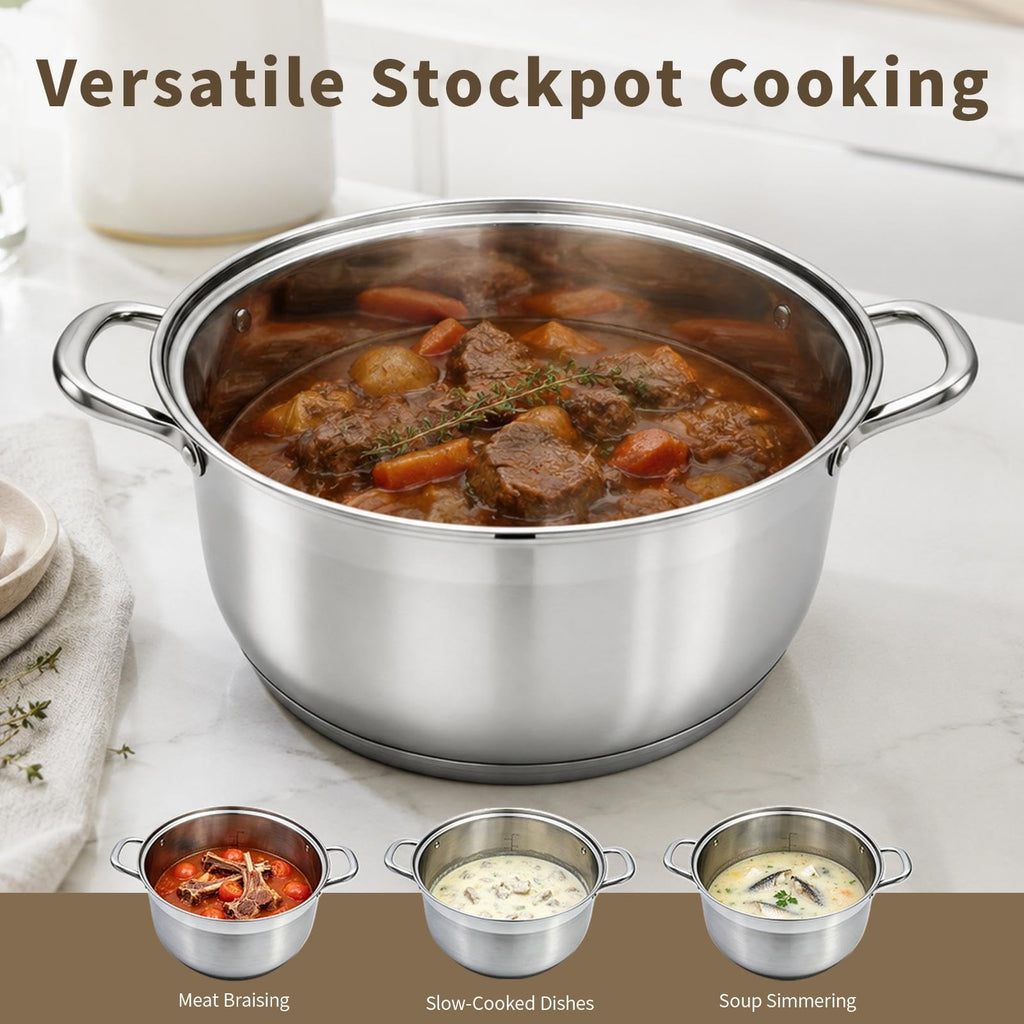 Stainless Steel 12 Quart Stock Pot Y8731