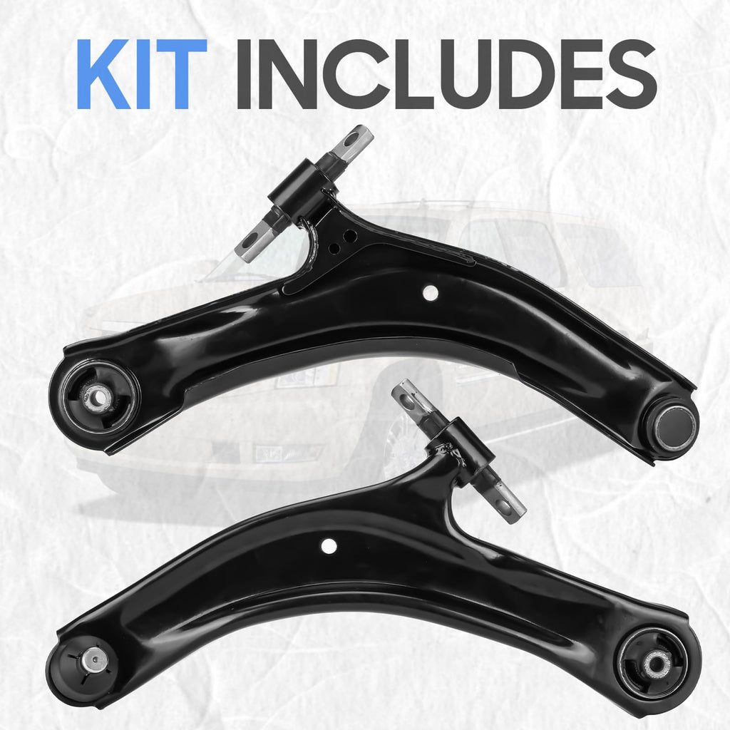 Front Lower Control Arms with Ball Joints Suspension Kit 2pc S341