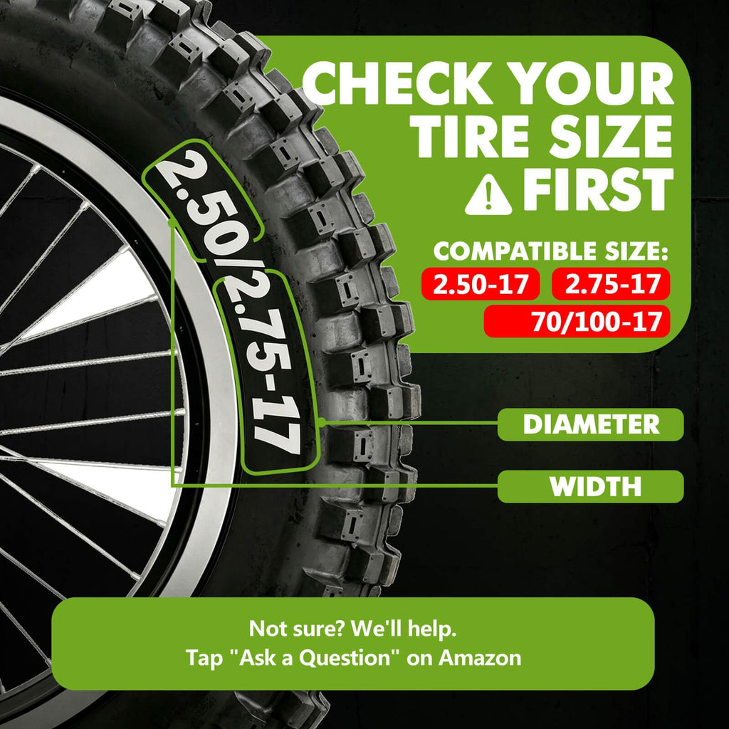 2 Pack 17" Dirt Bike Inner Tubes W972798
