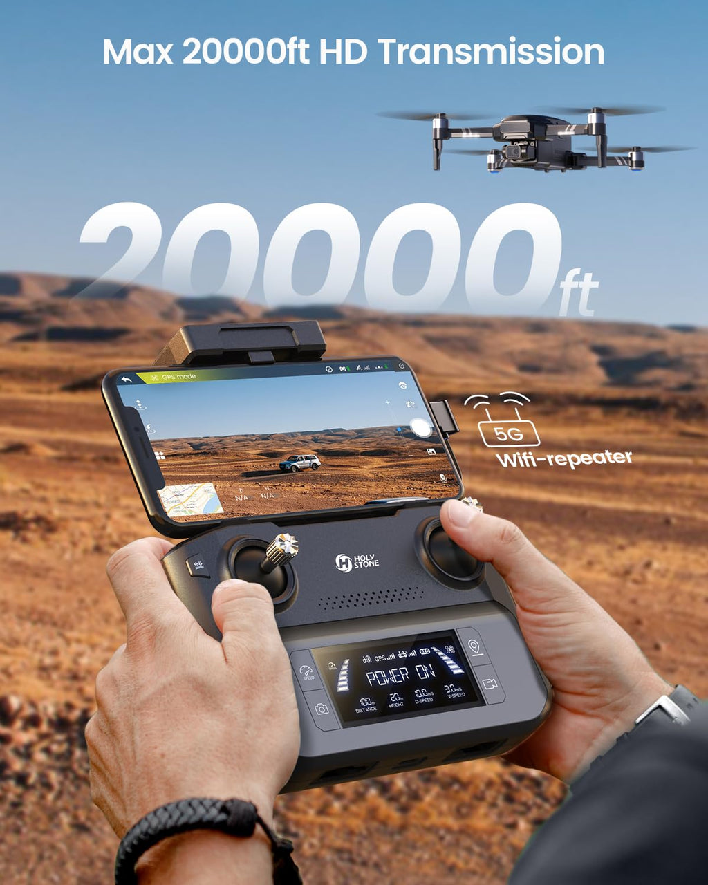 2-Axis Gimbal 4K Camera Drone U906