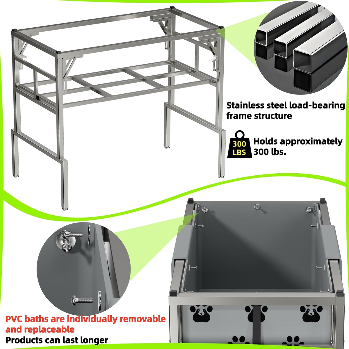 Portable Foldable Dog Bathtub T70485