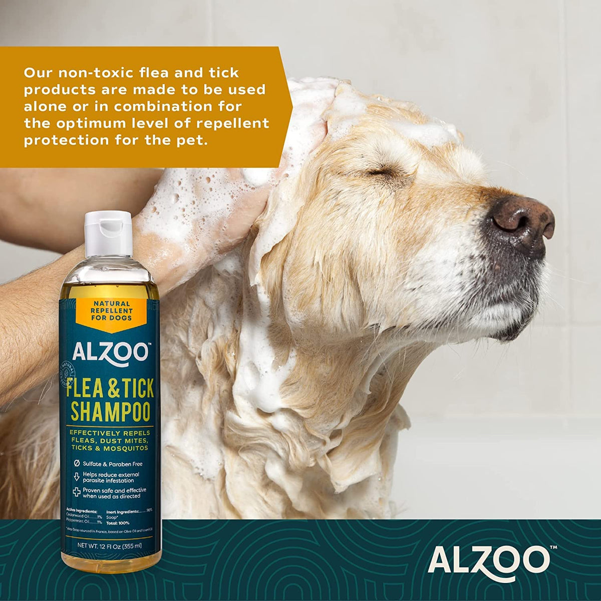 Plant Based Flea and Tick Repellent Dog Shampoo 12 Fl. Oz. R630080