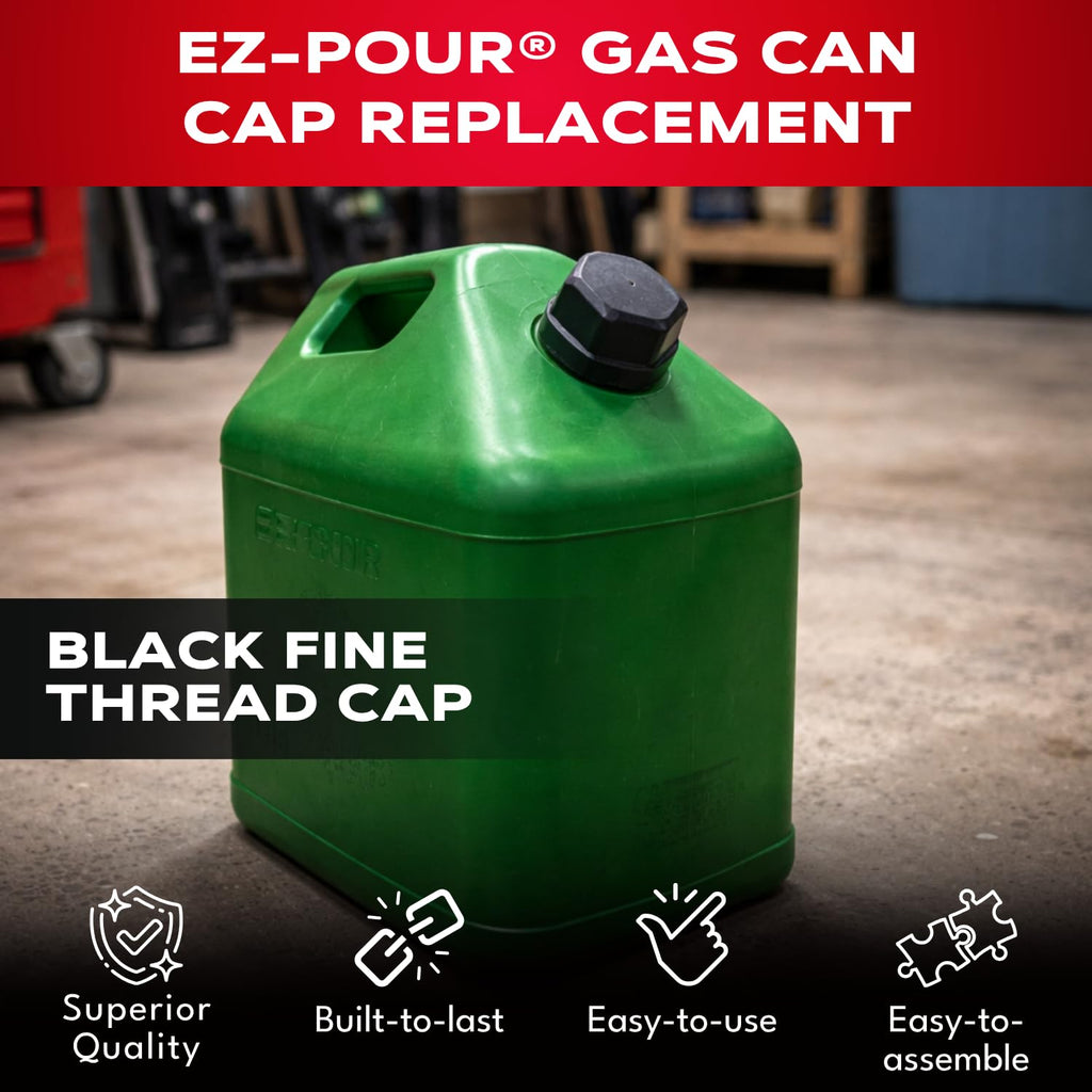 Black Fine Thread Storage Cap, Pack of 2 G41856